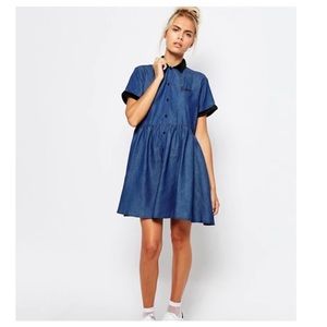 Lazy Oaf Denim Baby Dress